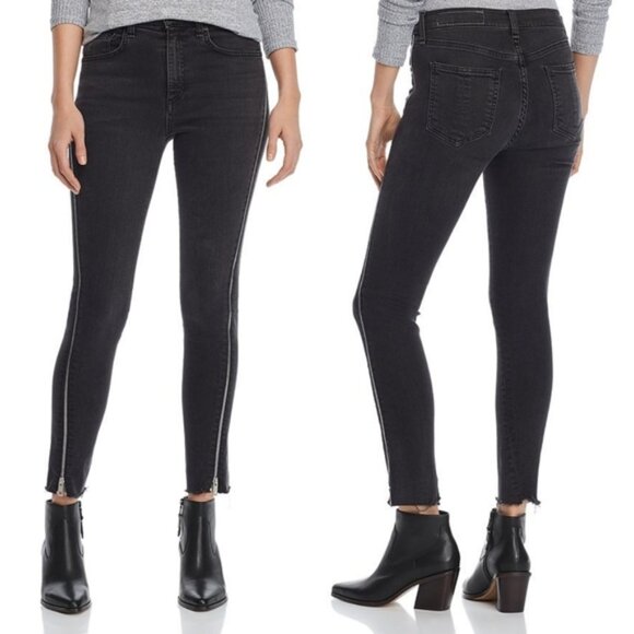 rag & bone Denim - Rag & Bone Nina High-Rise Skinny Jeans – Carlton Black – Size 29 – EUC